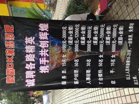 ck酒吧。金盾别墅旁边 - 业务\/销售 - 峨眉山生活